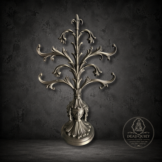 Victorian Mourning Jewellery Stand | Gothic 3D Printed Jewellery Tree